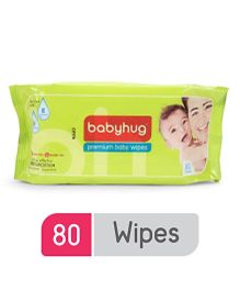 Babyhug Premium Baby Wipes - 80 Pieces