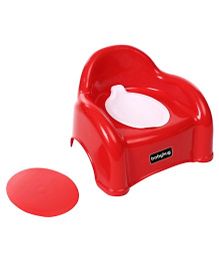 Babyhug 2 in 1 Baby Potty Seat Cum Chair - Red