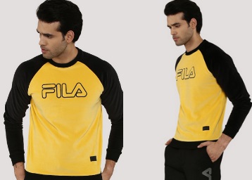 Fila sweatshirt sales jabong